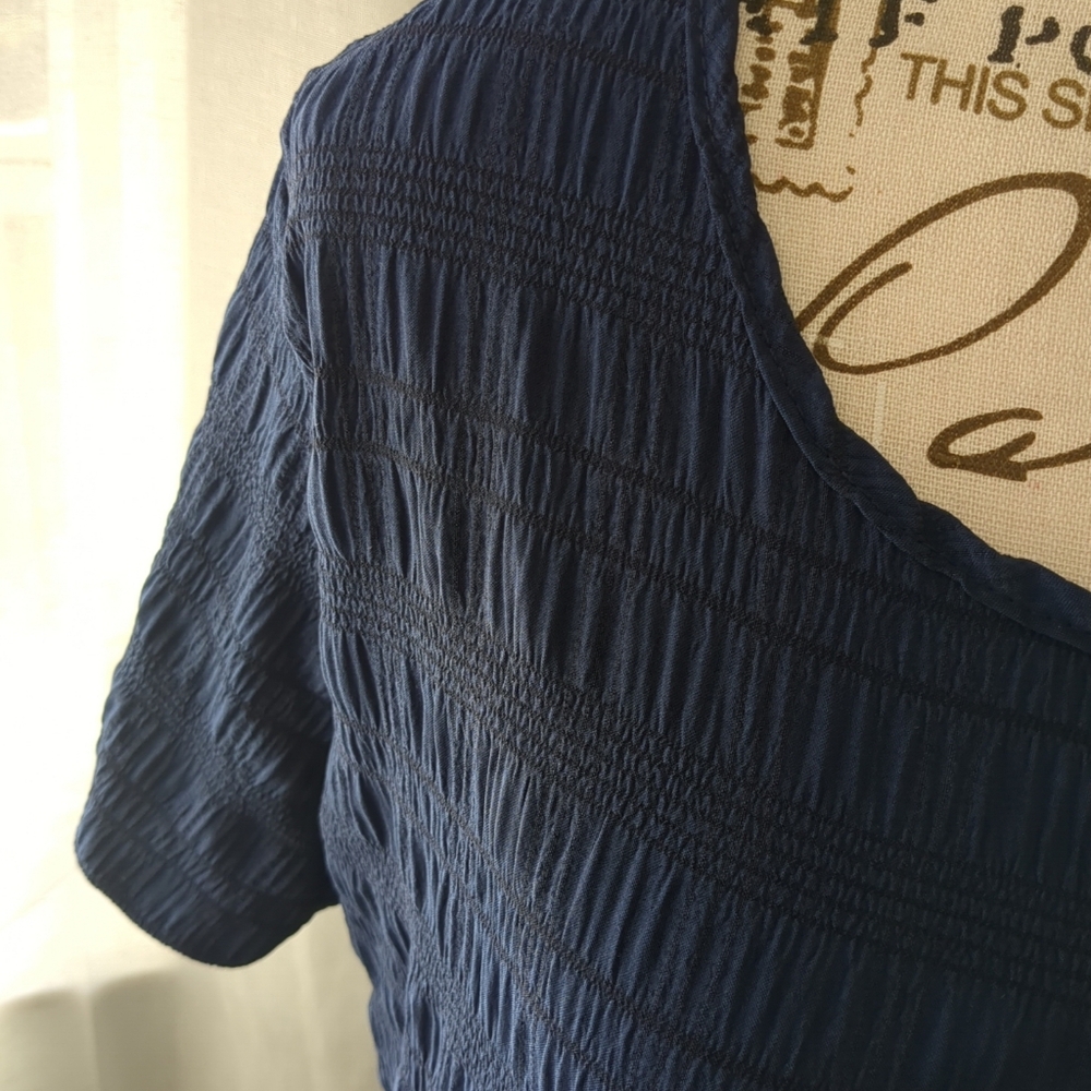 **3/$10** Unbranded Navy Blue Dress Size XL - Picture 2 of 5
